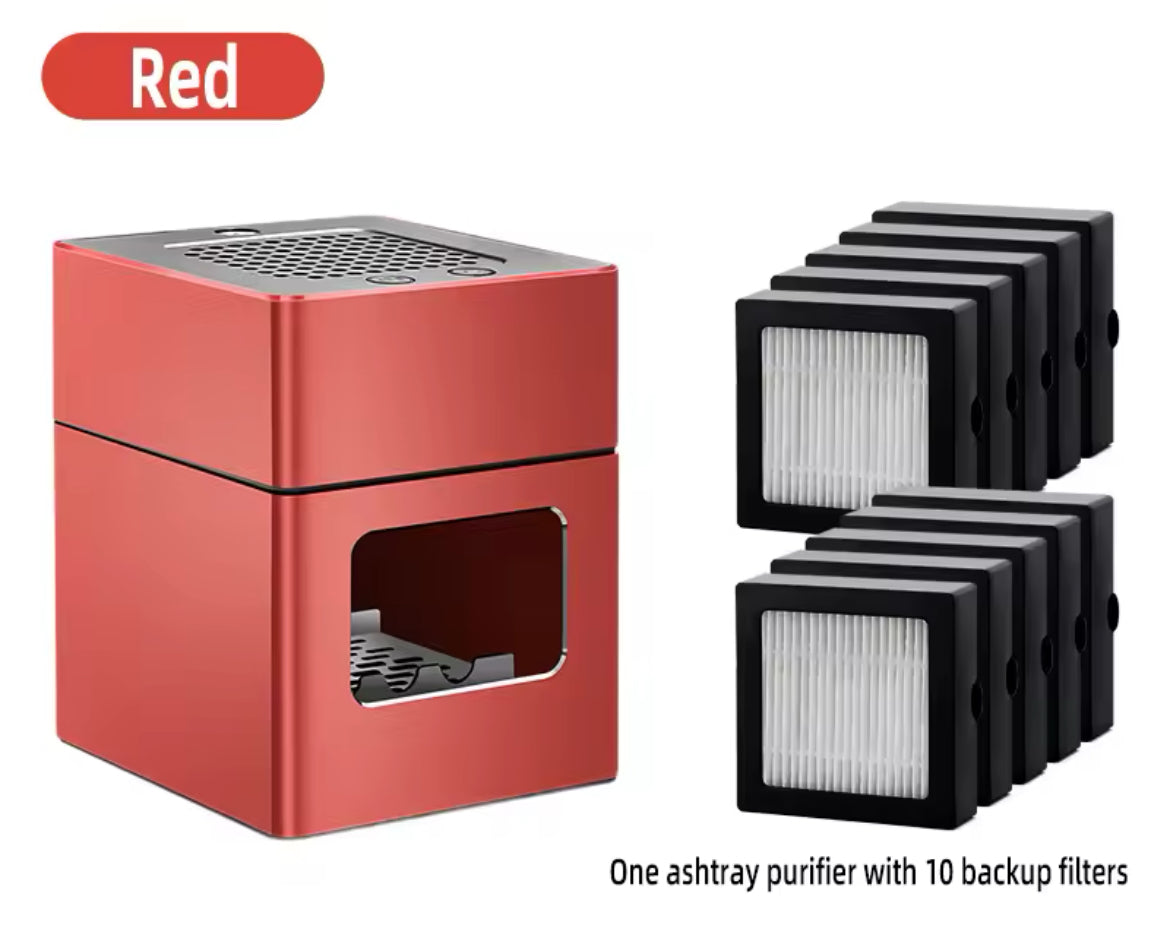 Powerful Smokeless Ashtray Heavy Duty Rechargeable Smoke Eliminator