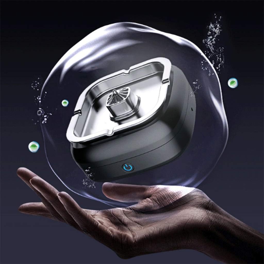 Metal Smokeless Ashtray USB Washable Filter Smoke Elimination