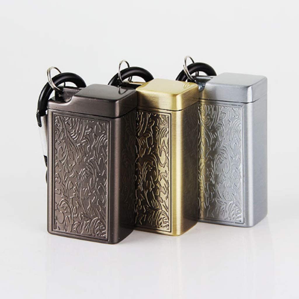Mini Portable Ashtray Cigarette Keychain Outdoor Prevent Forest Fires