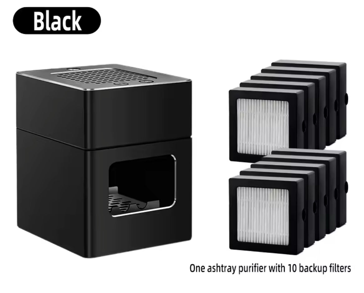 Powerful Smokeless Ashtray Heavy Duty Rechargeable Smoke Eliminator
