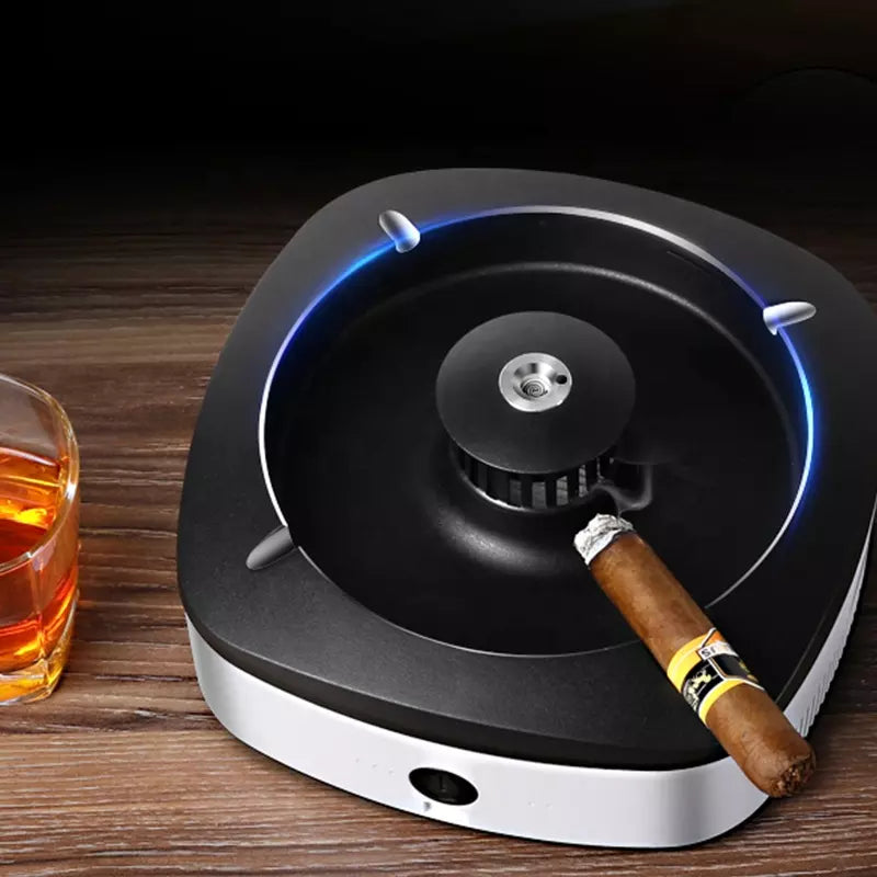 Large Smokeless Ashtray Smoke Eliminator USB Rechargeable