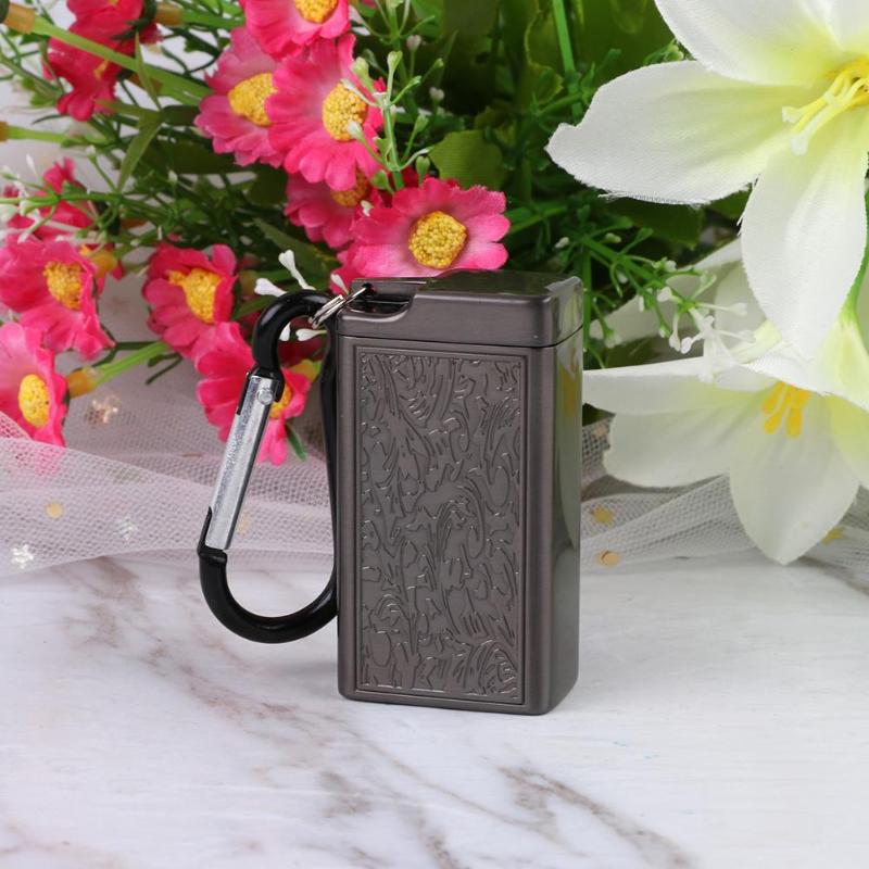 Mini Portable Ashtray Cigarette Keychain Outdoor Prevent Forest Fires