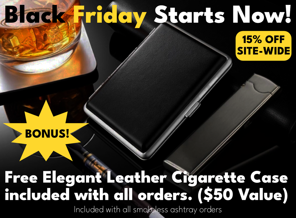 Premium Smokeless Ashtray Smoke Elimination USB Air Filtration