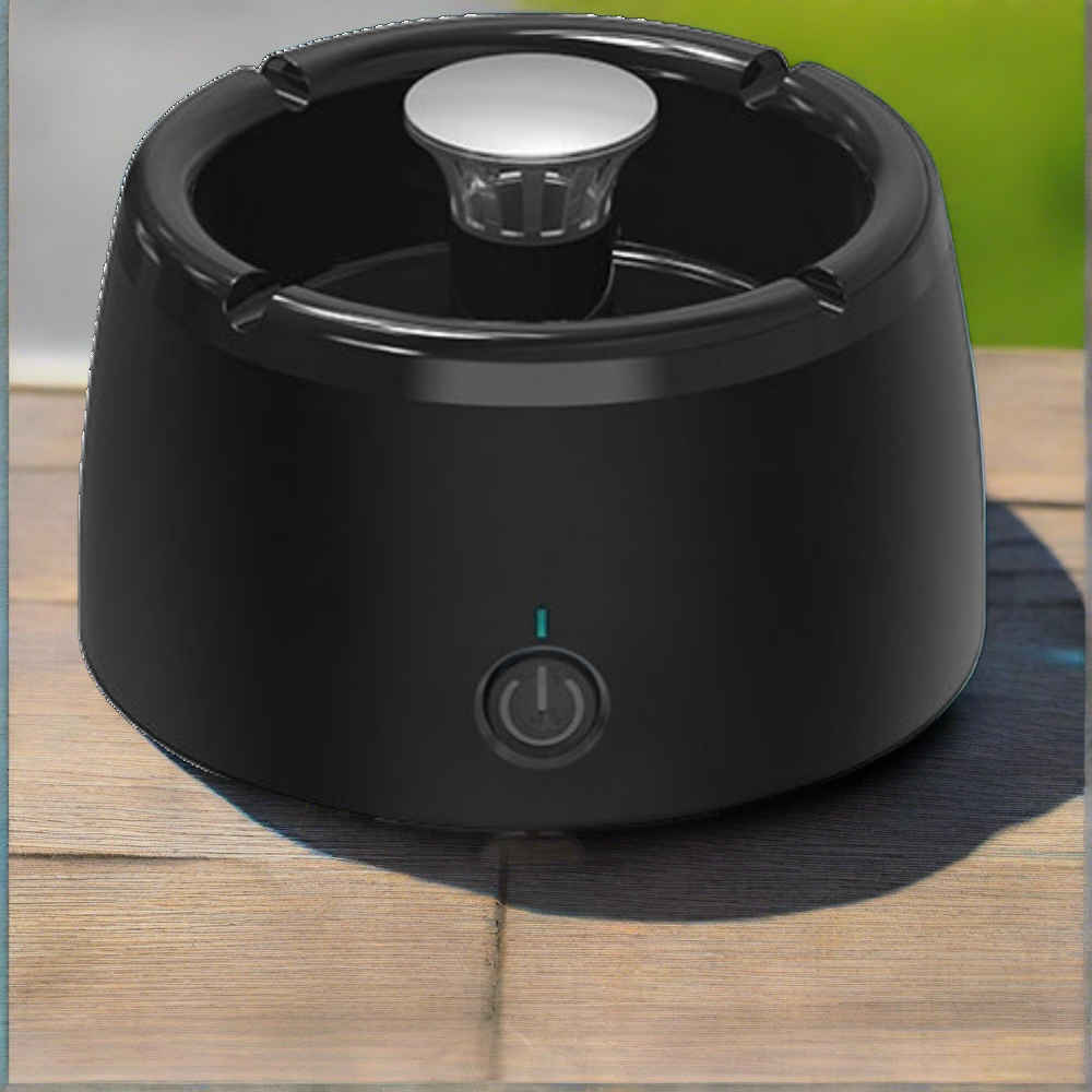 Portable Intelligent Smoke Sucking Ashtray Air Purifier Negative Ion USB