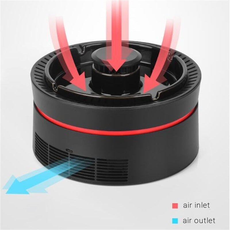 Elegant Smokeless Ashtray USB Porcelain 2.0 Rechargeable Powerful Modern Air Purifier
