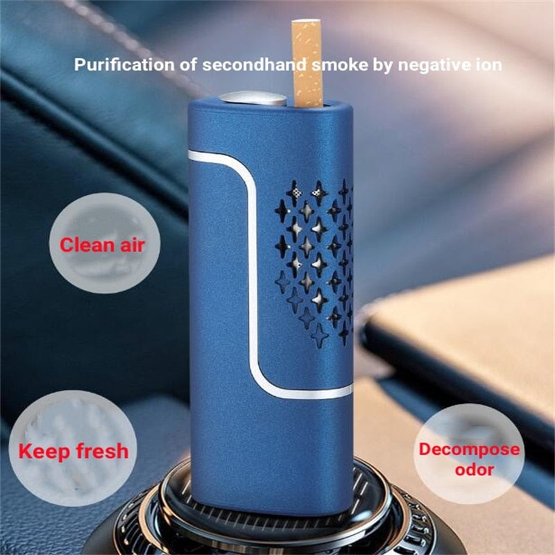 Portable Pocket Smart Ashtray USB Rechargeable