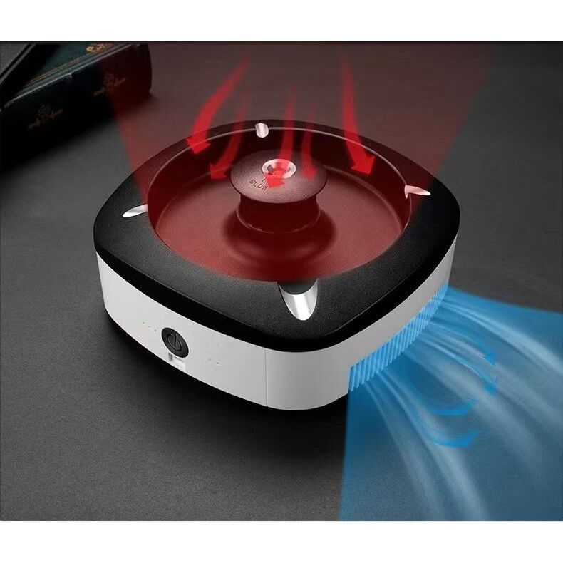 Large Smokeless Ashtray Smoke Eliminator USB Rechargeable