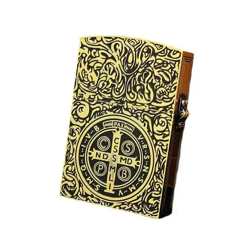Oversized Gold Zippo Style Lighter Heavy Duty