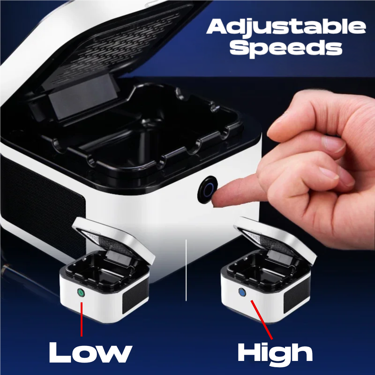 Premium Smokeless Ashtray Smoke Elimination USB Air Filtration
