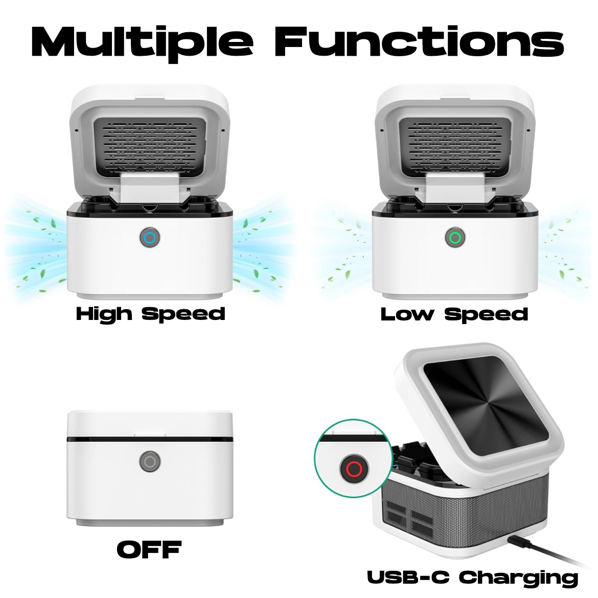 Premium Smokeless Ashtray Smoke Elimination USB Air Filtration