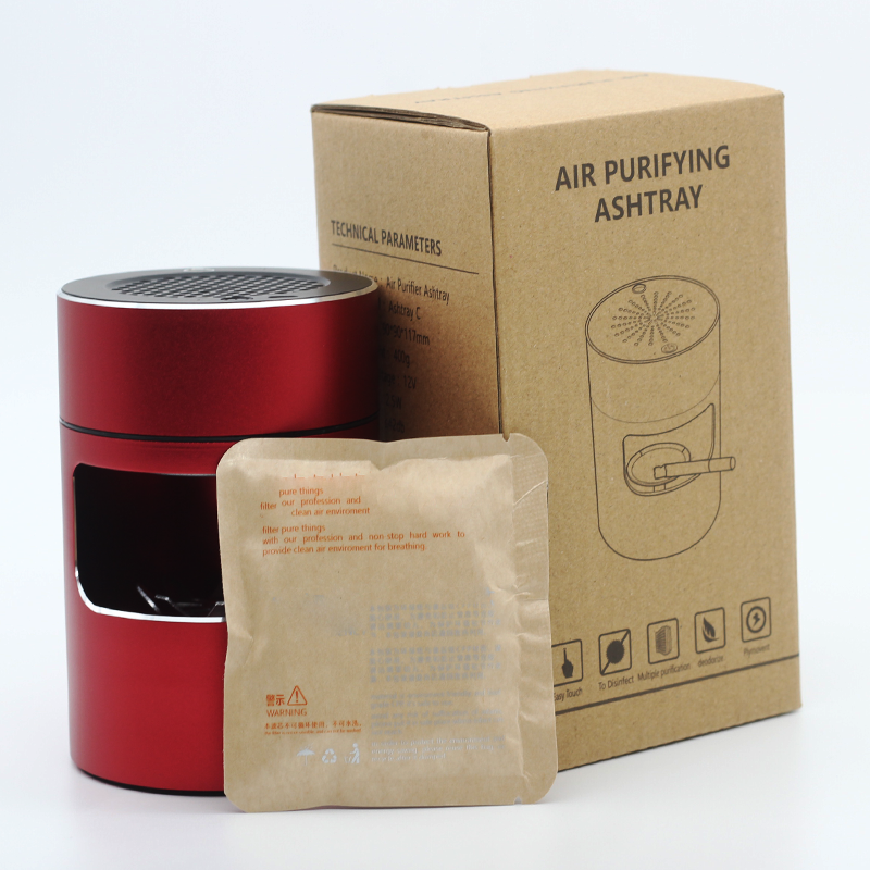 Smart Smokeless Ashtray Powerful Negative Ion USB Hepa Filter