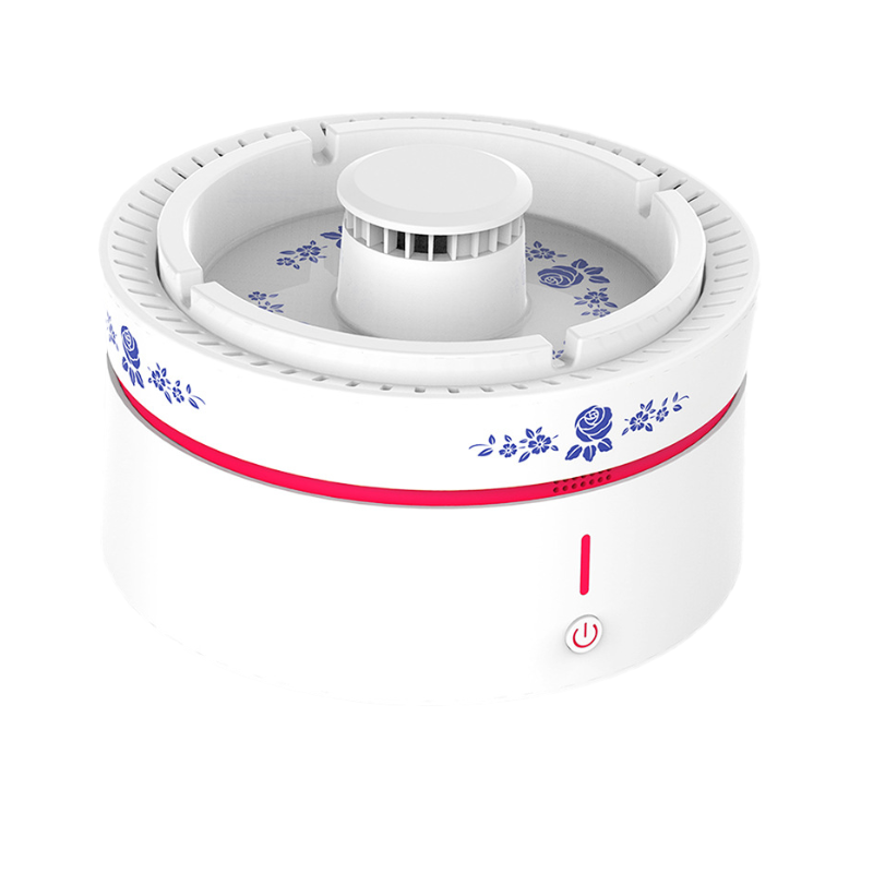 Elegant Smokeless Ashtray USB Porcelain 2.0 Rechargeable Powerful Modern Air Purifier