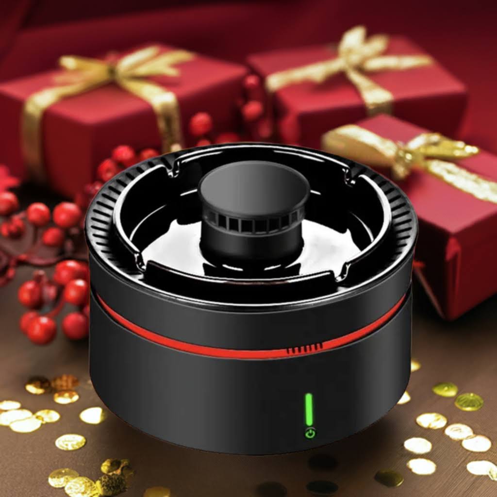 Elegant Smokeless Ashtray USB Porcelain 2.0 Rechargeable Powerful Modern Air Purifier