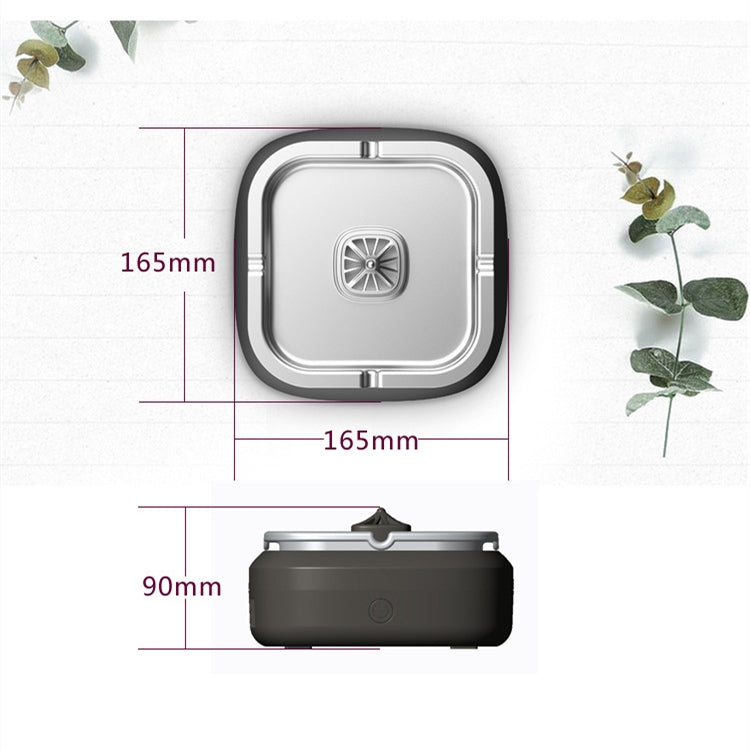 Metal Smokeless Ashtray USB Washable Filter Smoke Elimination