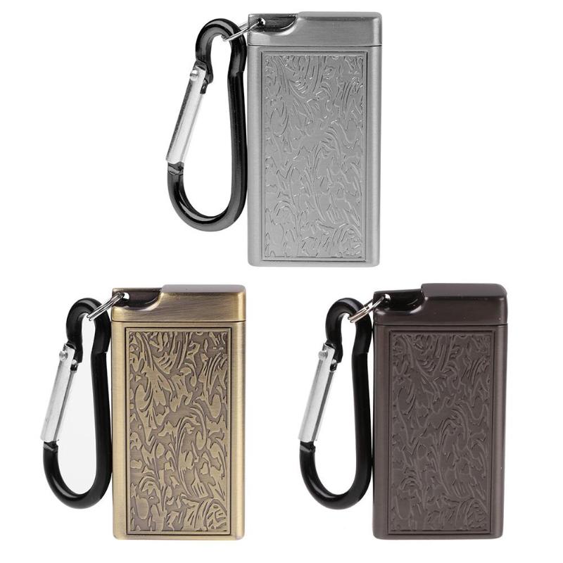 Mini Portable Ashtray Cigarette Keychain Outdoor Prevent Forest Fires