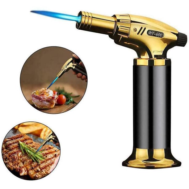 Jet Torch Three Flame Powerful Butane Lighter Cigar Smoking Kitchen Tool