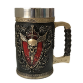 Viking Warrior Skull Stein