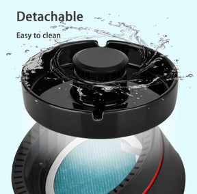 Porcelain Smokeless Ashtray USB Rechargeable Air Purifier