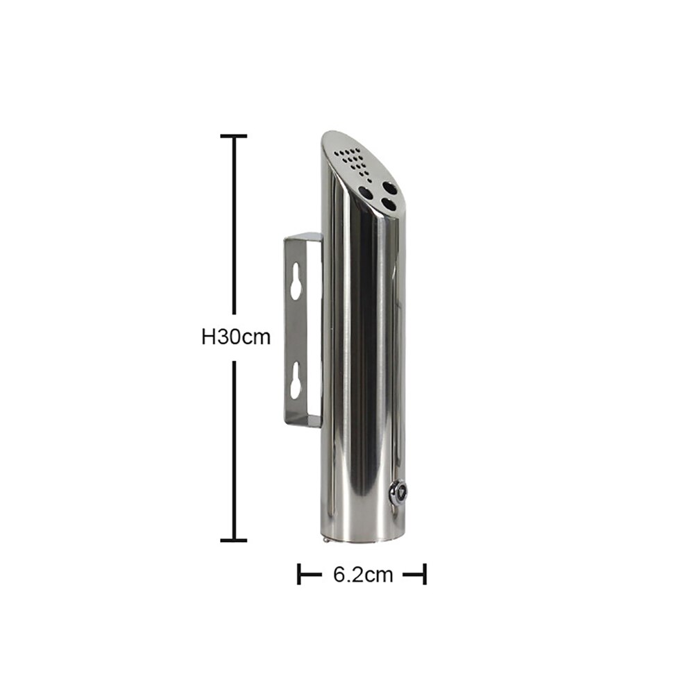 Outdoor Ashtray Wall Mounted Stainless Steel