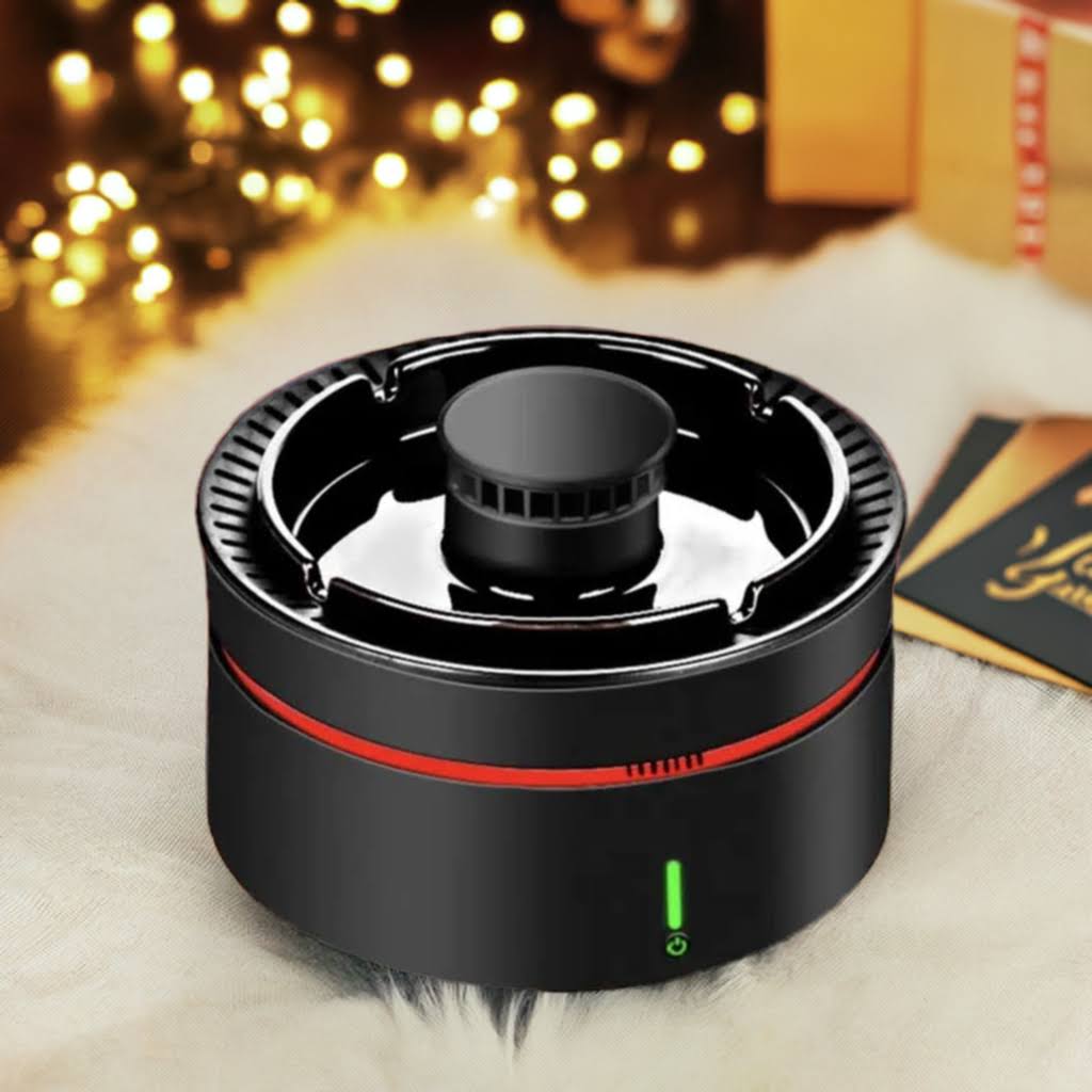 Porcelain Smokeless Ashtray Smoke USB Rechargeable Air Purifier