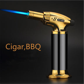 Jet Torch Three Flame Powerful Butane Lighter Cigar Smoking Kitchen Tool