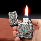Silver Classic Zippo Style Vintage Lighter